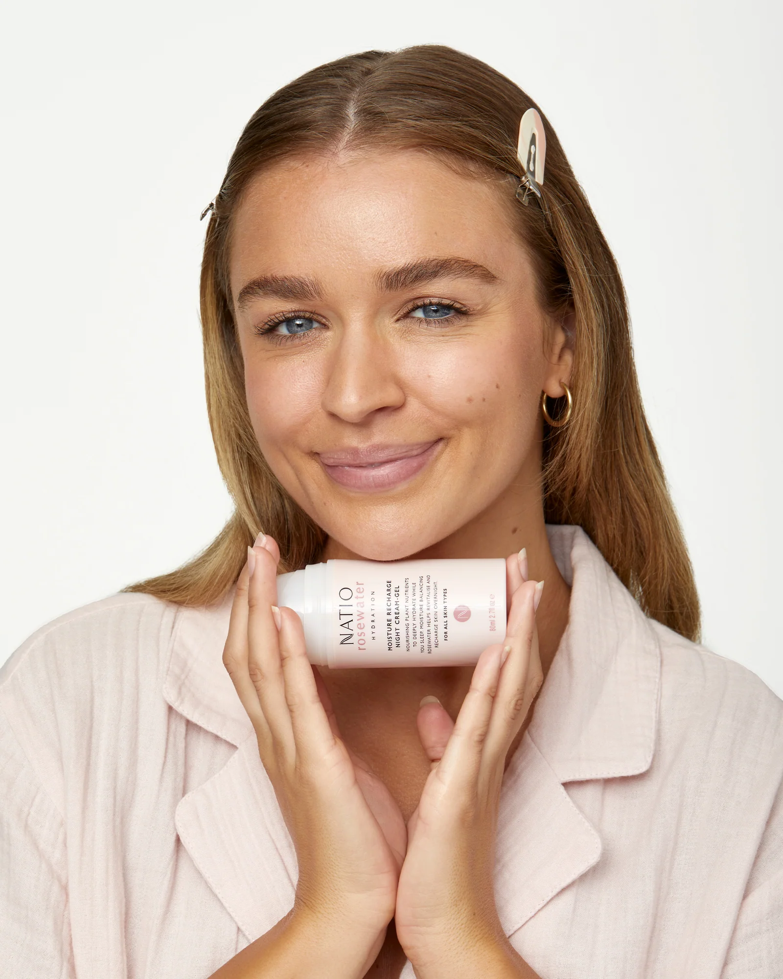 Rosewater Hydration Moisture Recharge Night Cream-Gel - Image 6