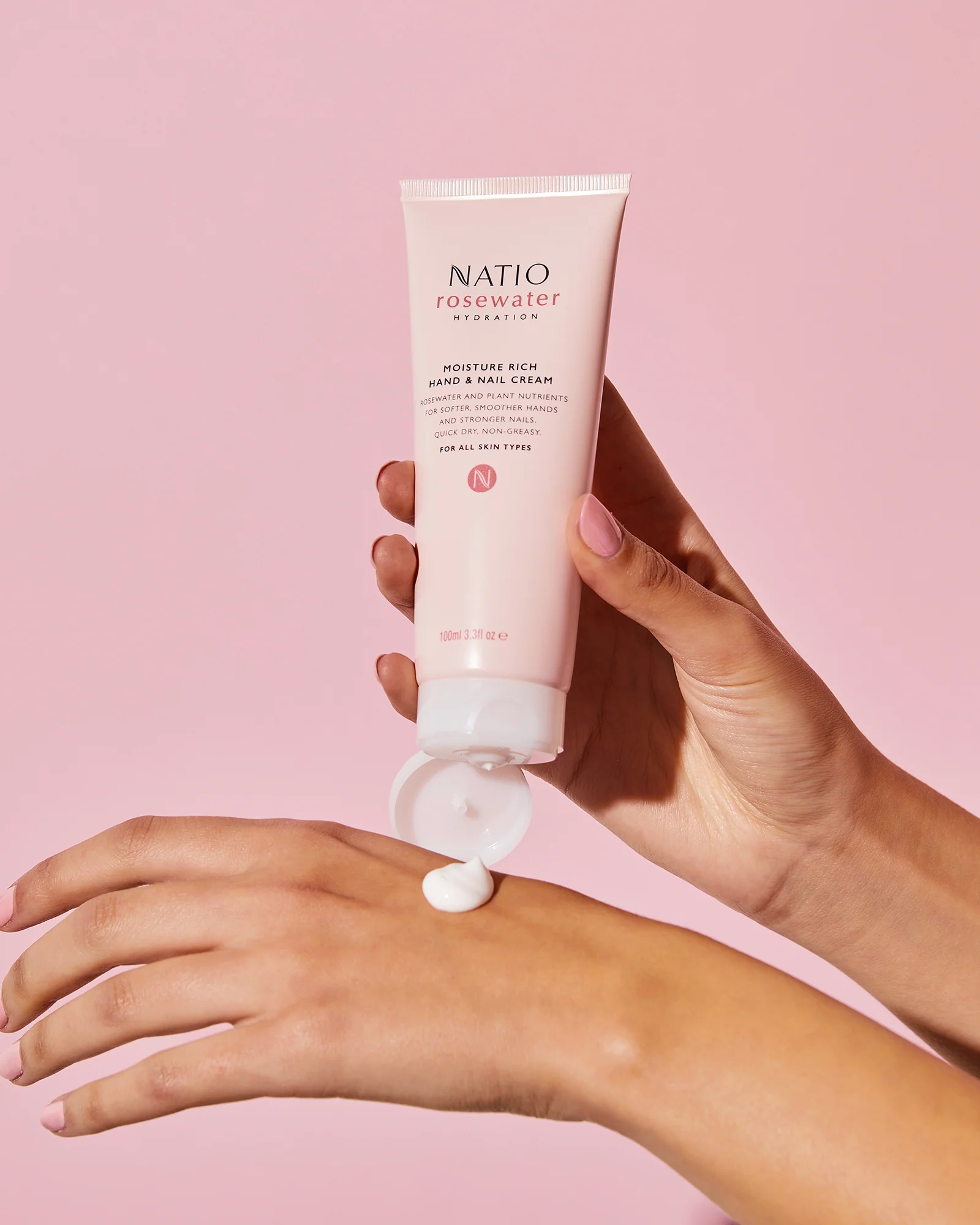 Rosewater Hydration Moisture Rich Hand & Nail Cream - Image 6