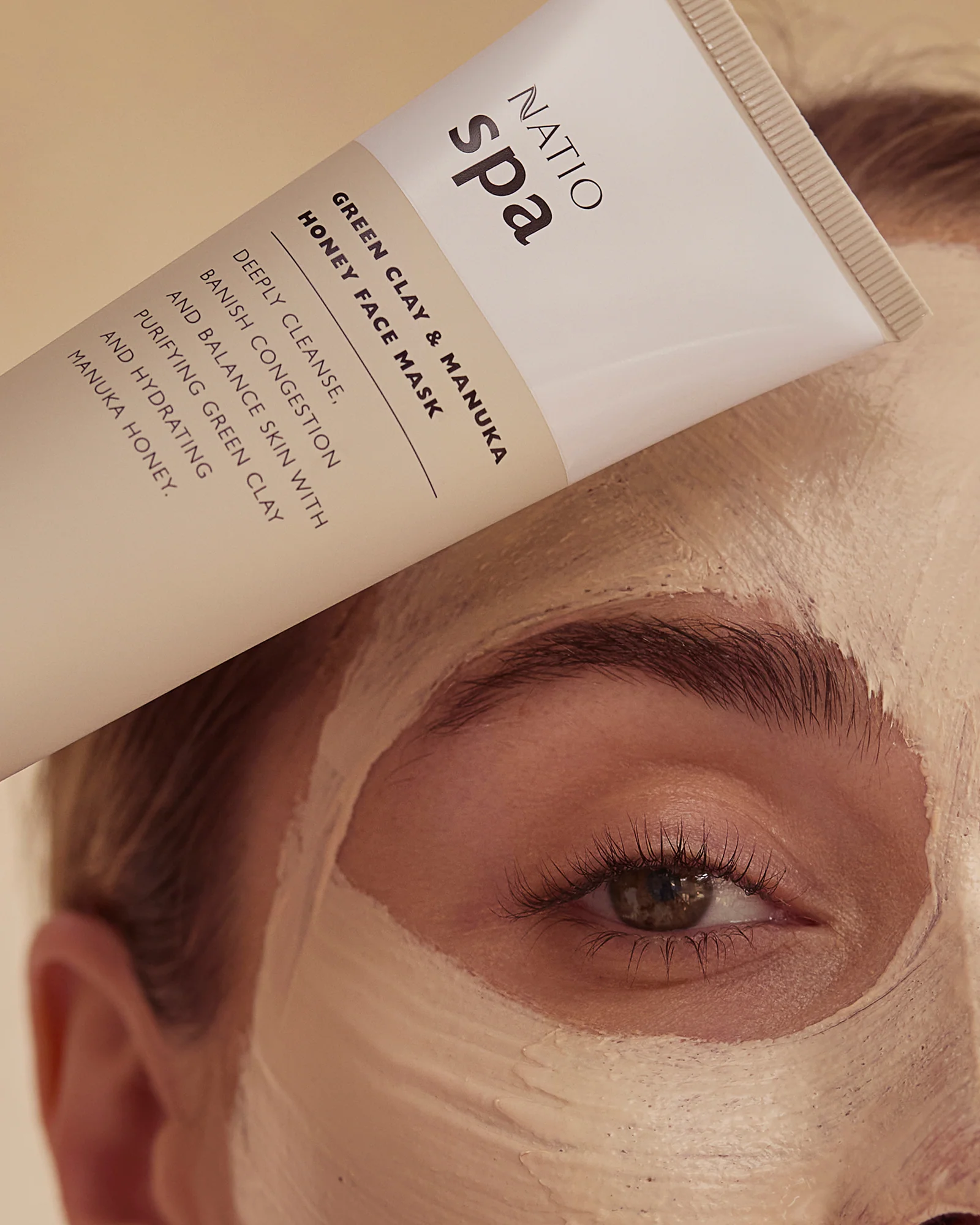 Spa Green Clay & Manuka Honey Face Mask - Image 3